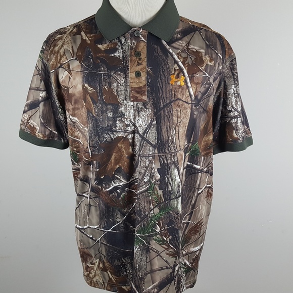 under armour camo polo shirt